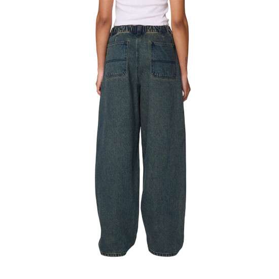 Obey Γυναικείο παντελόνι Leah III Baggy Double Knee Denim